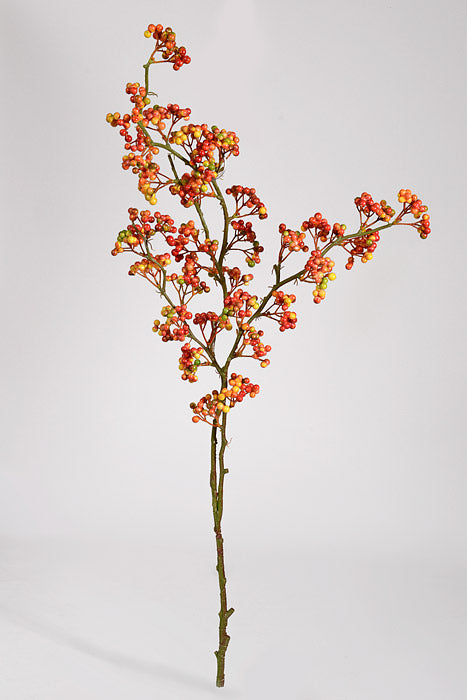 34" Berry Spray  Orange/Yellow