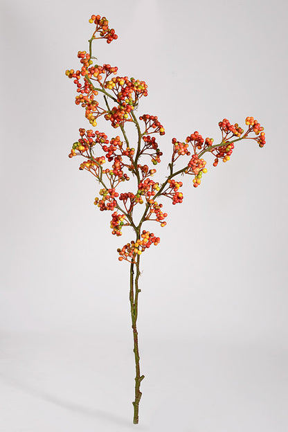 34" Berry Spray  Orange/Yellow