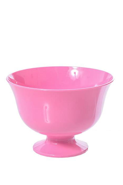 7.25" Plastic Fruit Bowl Pink