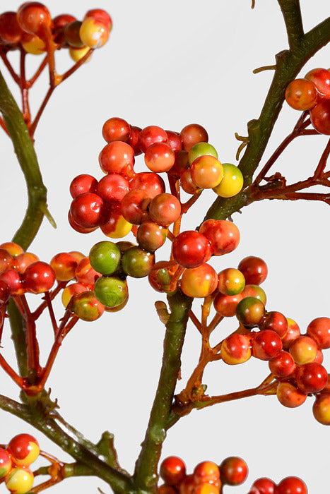 34" Berry Spray  Orange/Yellow