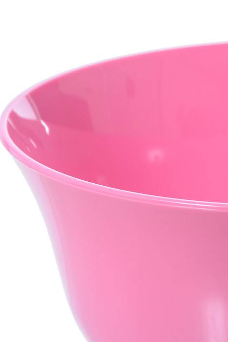 7.25" Plastic Fruit Bowl Pink