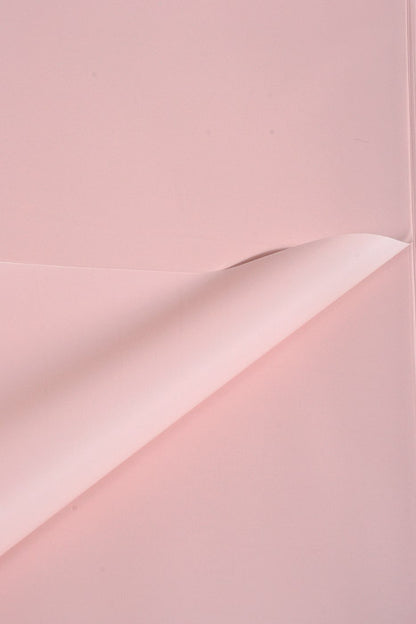 22.5" Waterproof Flower Wrapping Paper Light Mauve Pkg/20