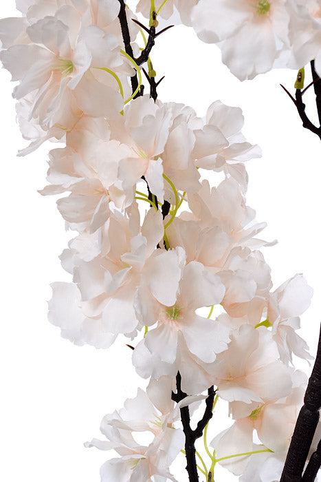 67.75" Silk Cherry Blossom Spray Champagne