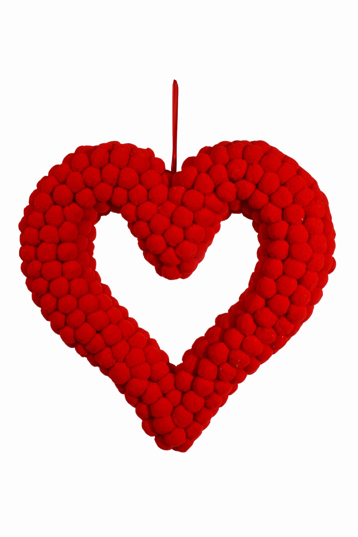 17" Cotton Heart Red
