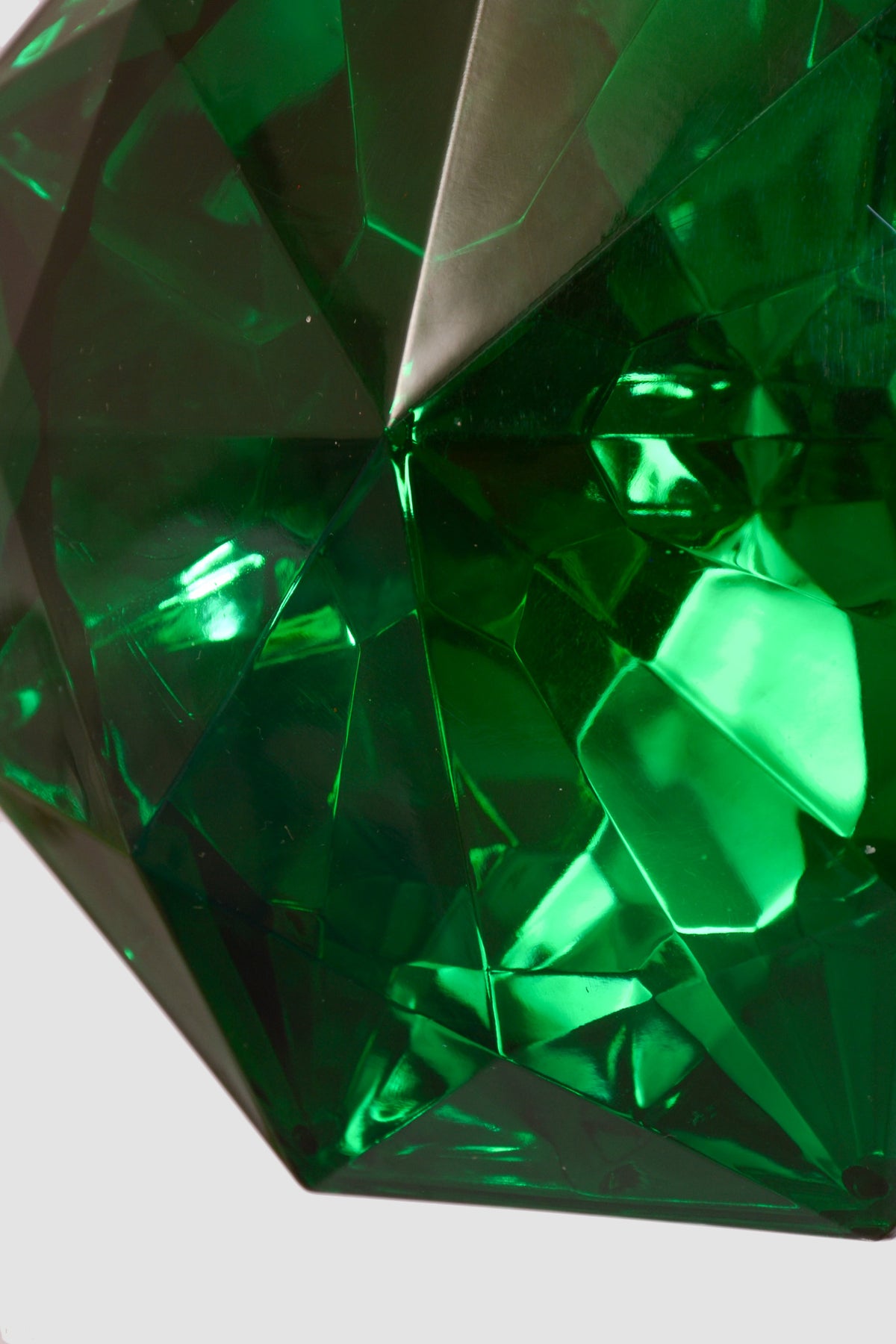 6.5" Jewel Ornament Green