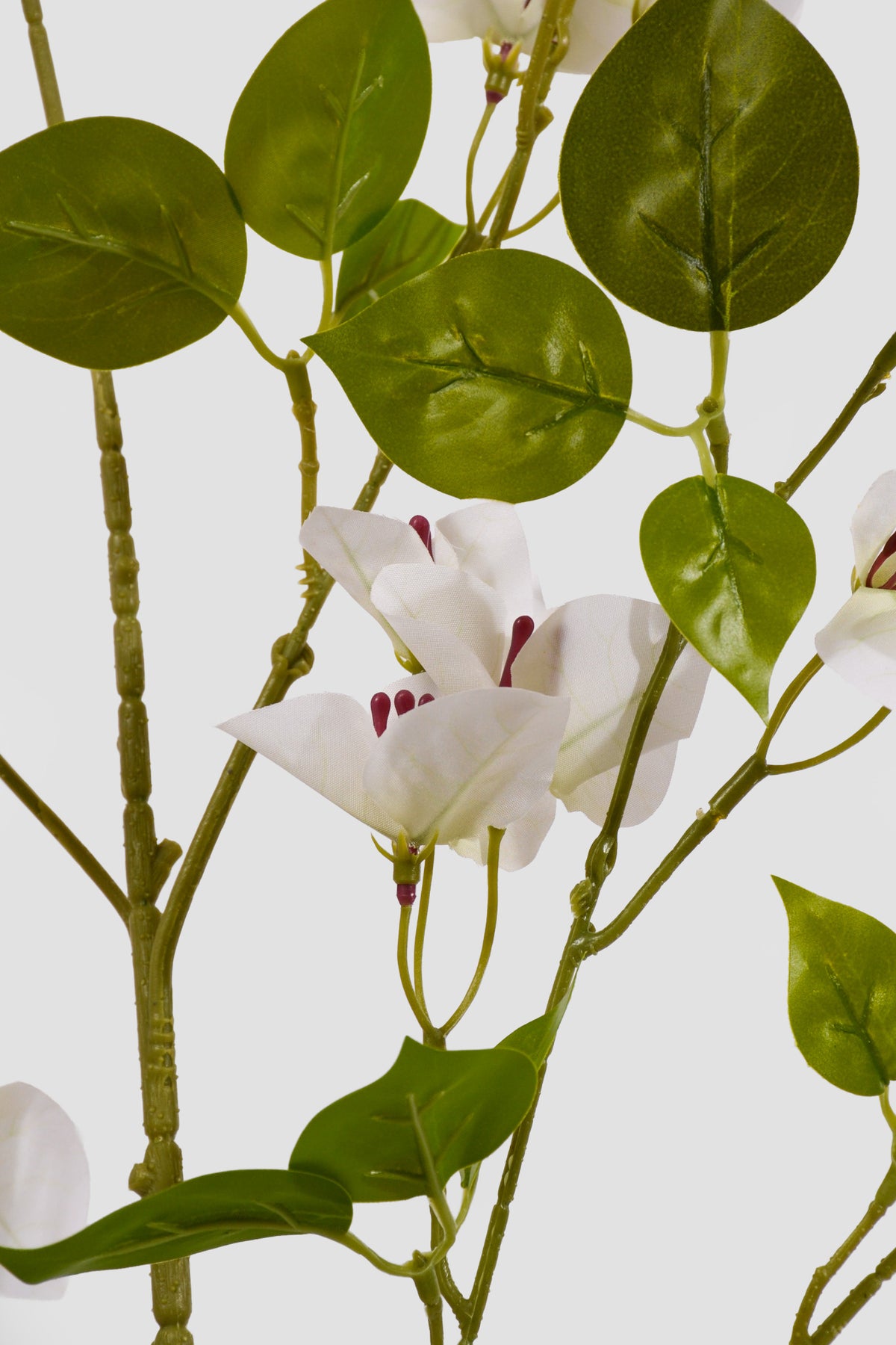 44" Silk Wisteria Spray White