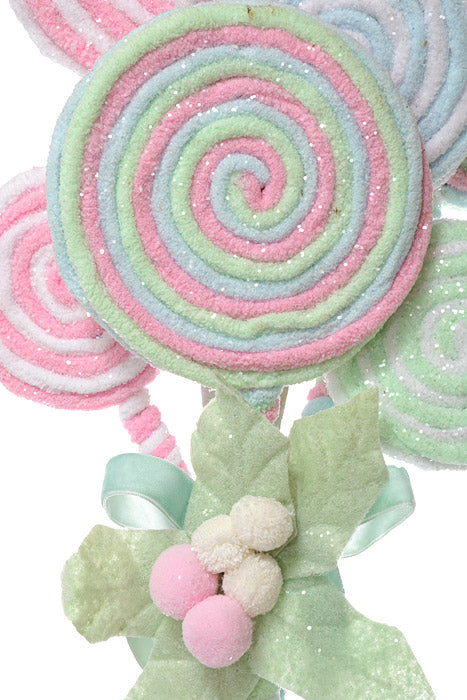 20" Frosted Pastel Lollipop Bundle Pastel/Multi Color