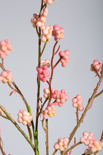 26" Artificial Mini Berry Spray Pink