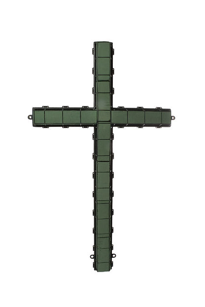 36" Oasis Foam Plastic Cross Green