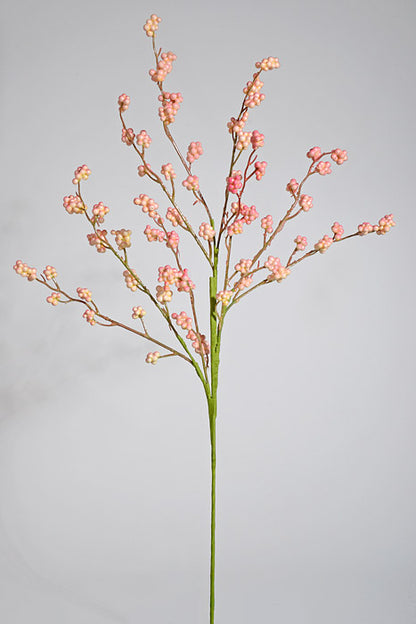 26" Artificial Mini Berry Spray Pink