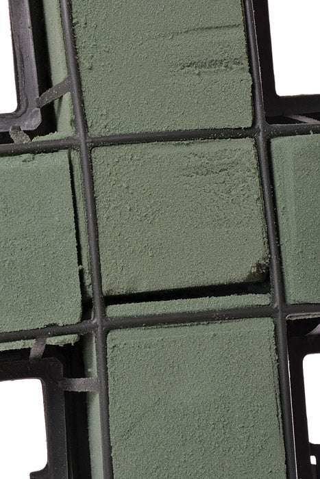 36" Oasis Foam Plastic Cross Green