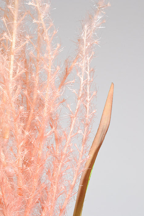 48" Artificial Reed Grass Spray Pink