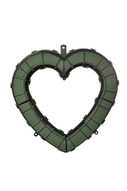 18" Floral Foam Plastic Open Heart Green - Aquaform