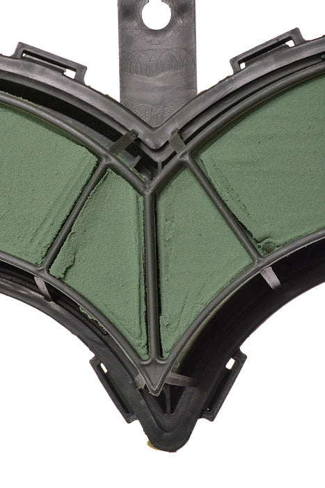 18" Floral Foam Plastic Open Heart Green - Aquaform