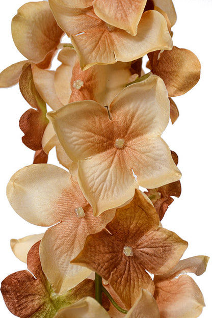33" Hydrangea Garland Mocha