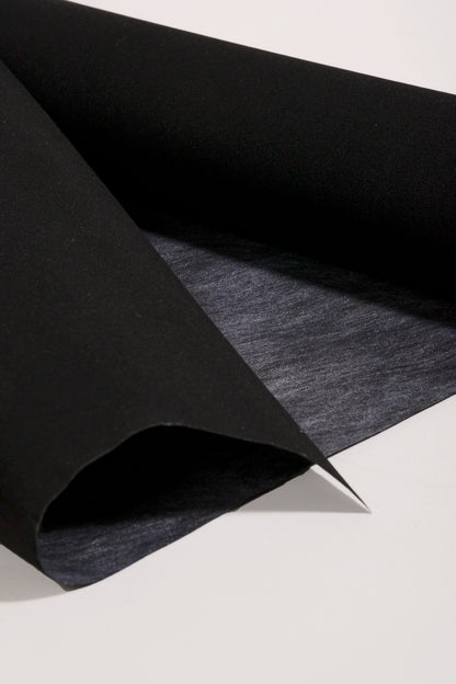 21" x 6Yds Velvet Flower Wrap Paper Black