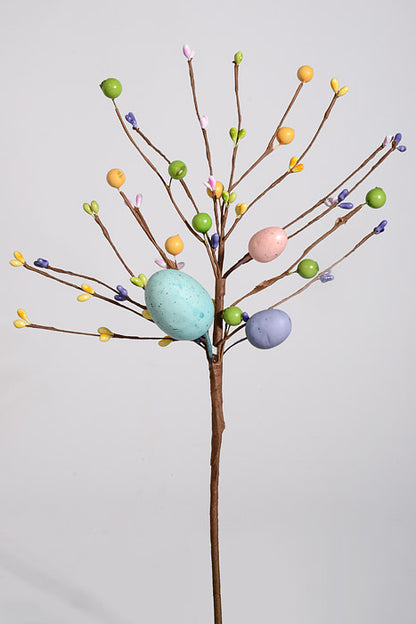 14" Easter Eggs Berry Pick Multi Color