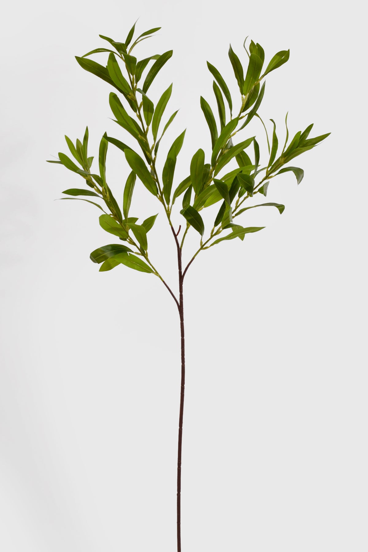 37.5" Artificial Oleander Leaf Spray Green