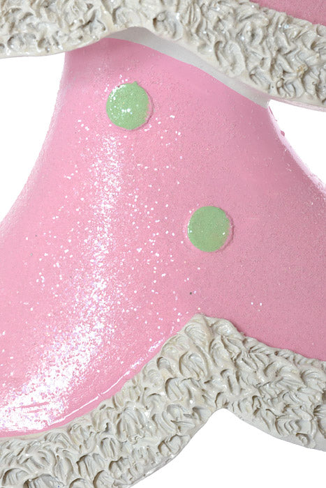 9.5" Resin Whimsical Candy Tree (Pink/White)