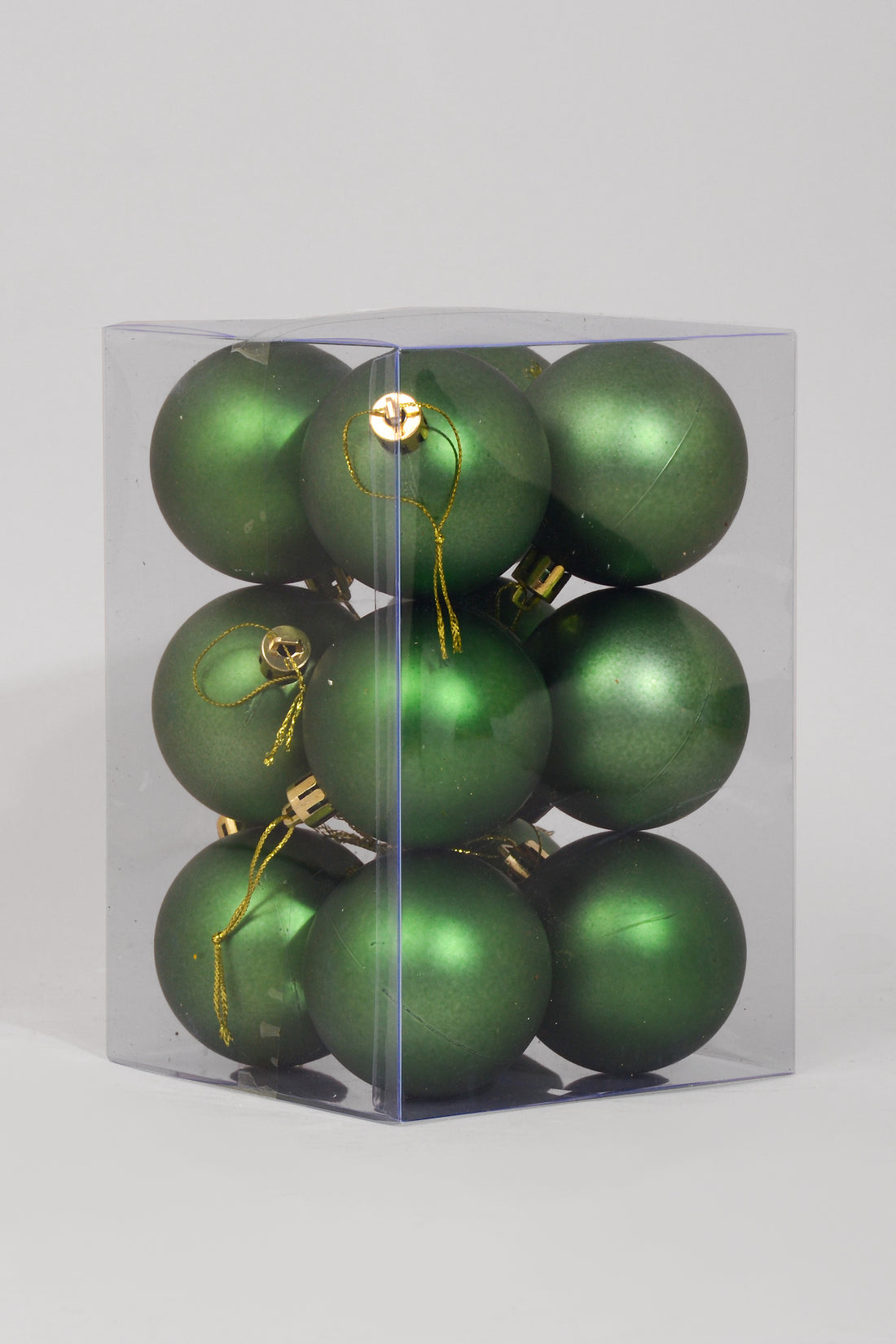 60MM Matt Plastic Ball Sage Bx/12