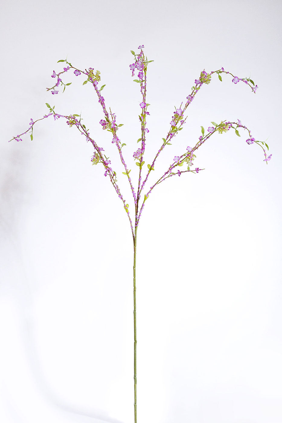 45" Silk Mini Berry Flower Spray Lavender