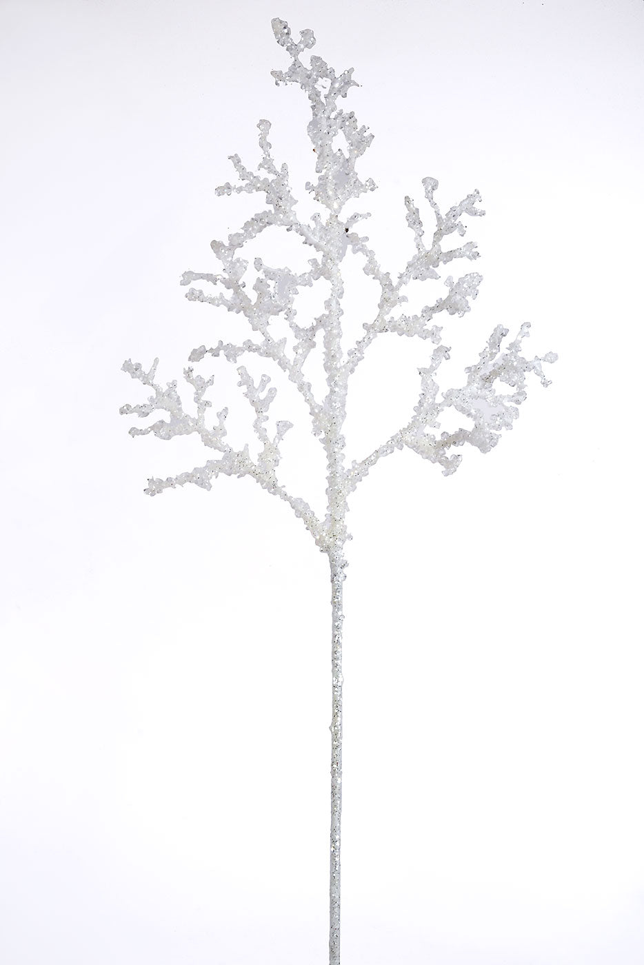 33&quot;  Beaded  Spray Clear/White