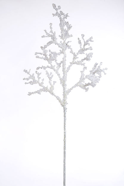 33&quot;  Beaded  Spray Clear/White