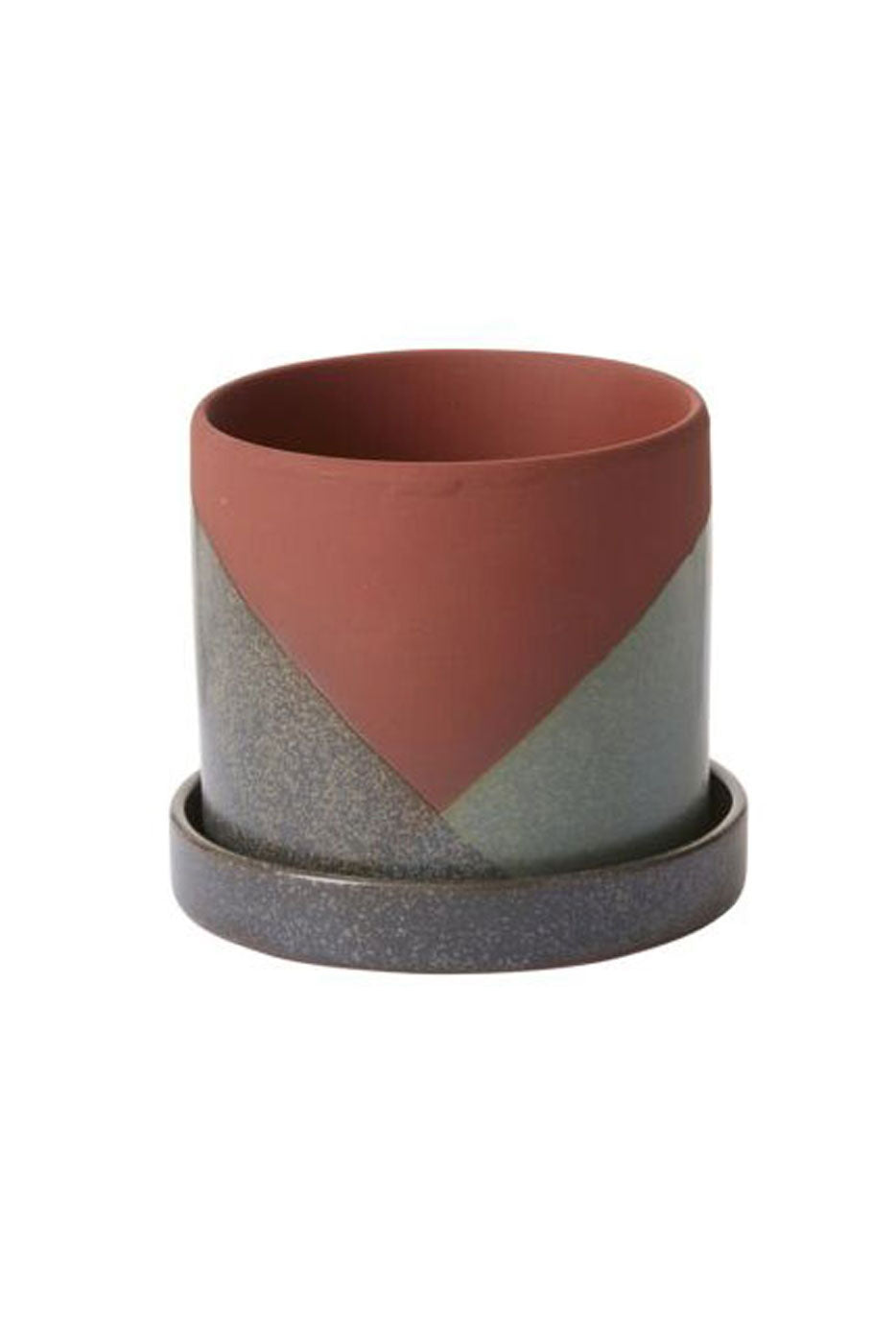 5" X 5" El Cerro Pot With Saucer