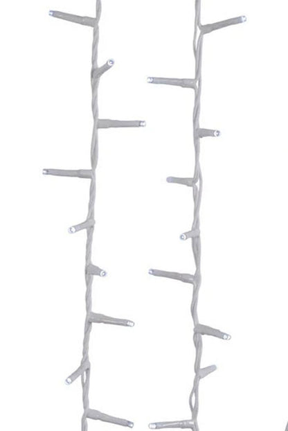 49Ft 600 Light Led Rice Light Garland Cool White