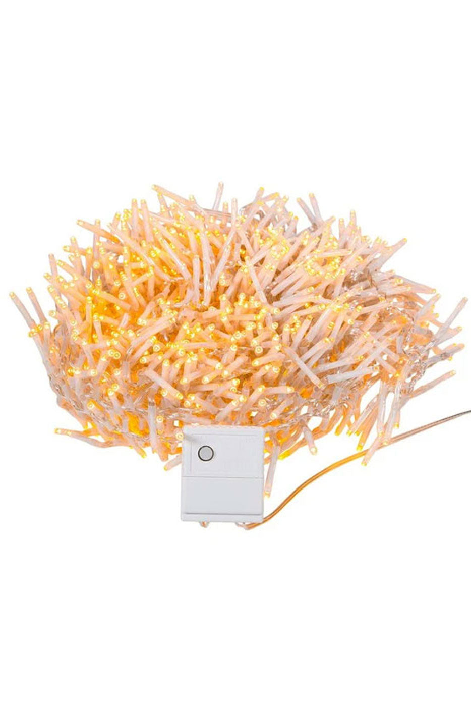 33Ft 1000-Light Led Cluster Garland Classic White