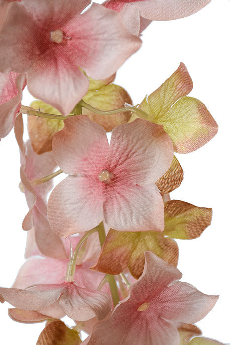 33" Hydrangea Garland Pink