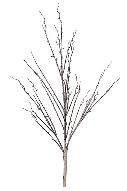 38" Snow Branch White/Natural