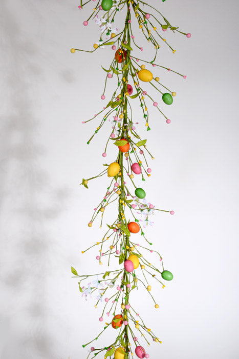 6Ft Easter Egg Garland Multi Color