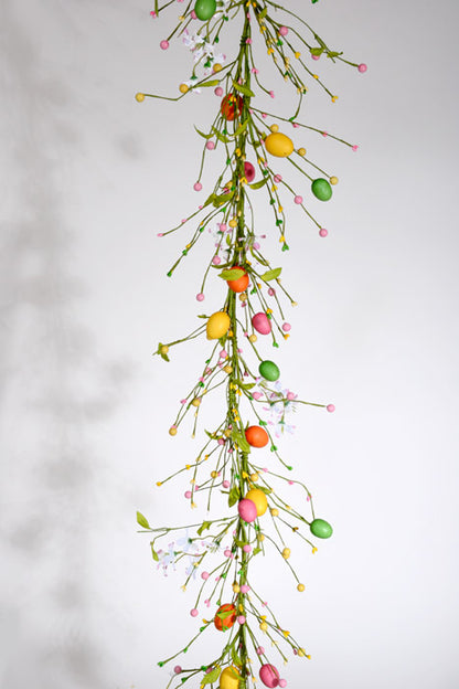 6Ft Easter Egg Garland Multi Color
