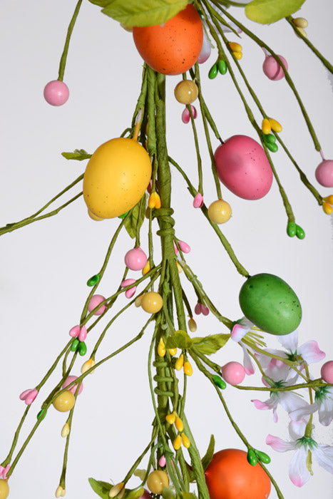 6Ft Easter Egg Garland Multi Color