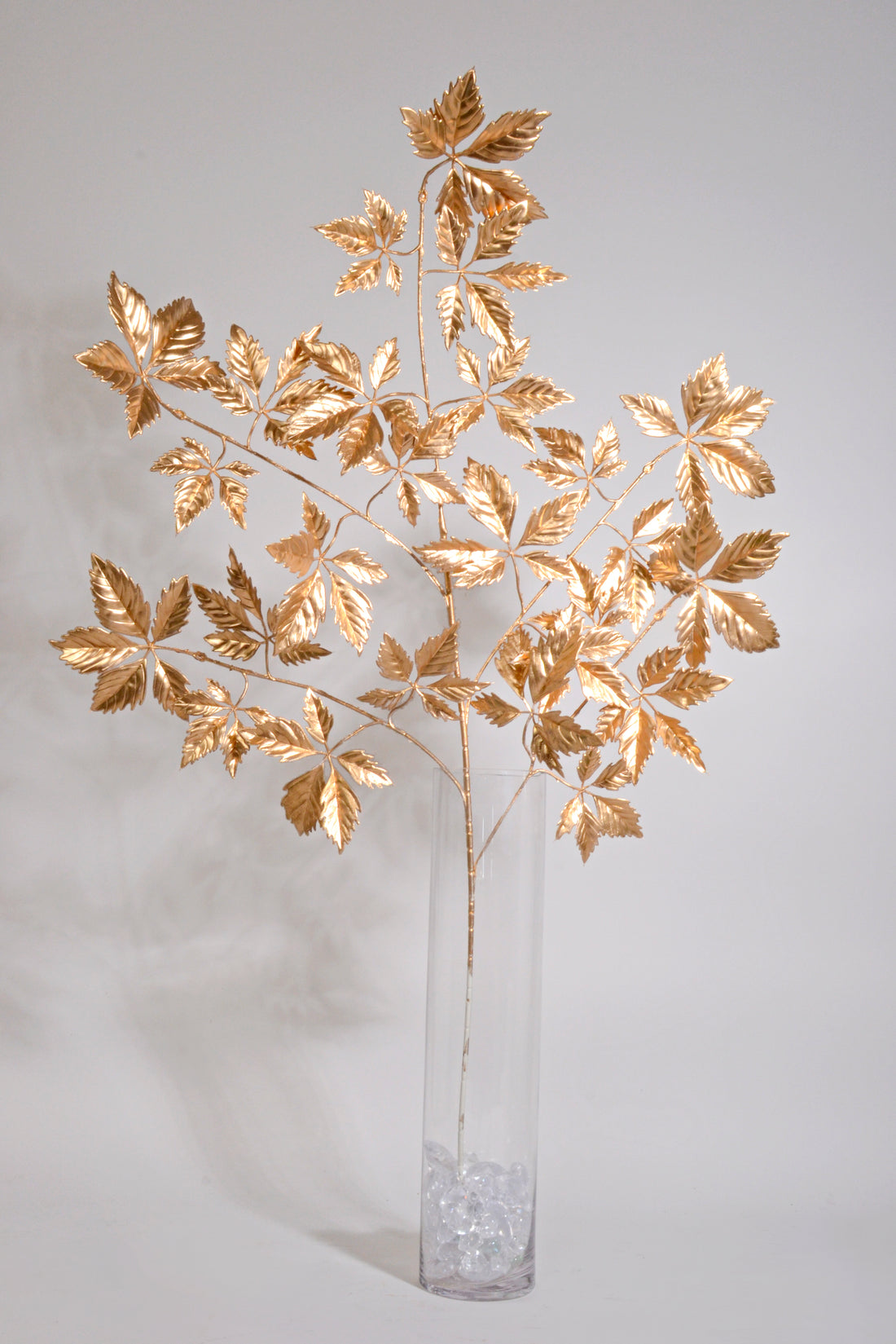 39.5" Metallic Maple Leaf Spray Gold