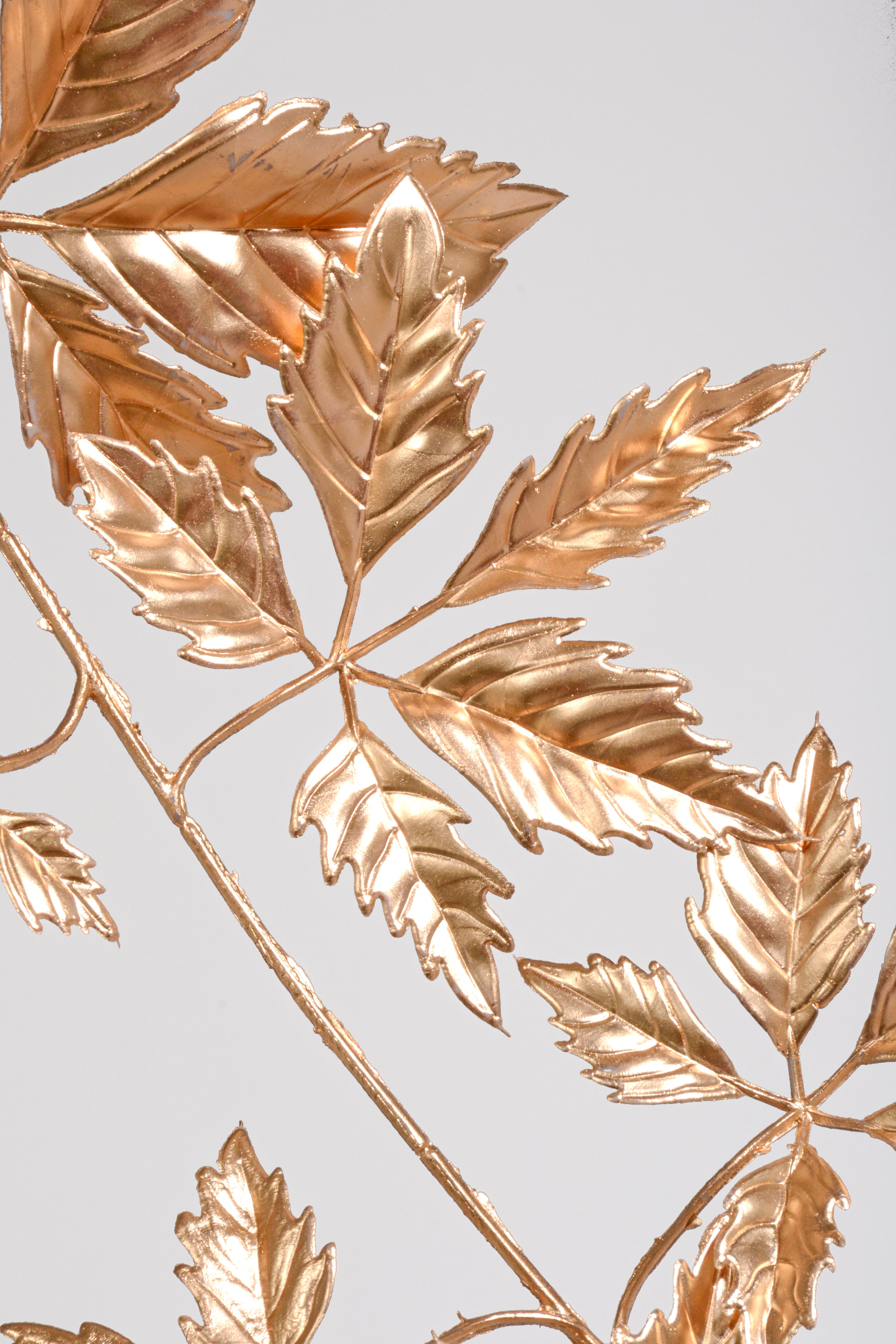 39.5" Metallic Maple Leaf Spray Gold