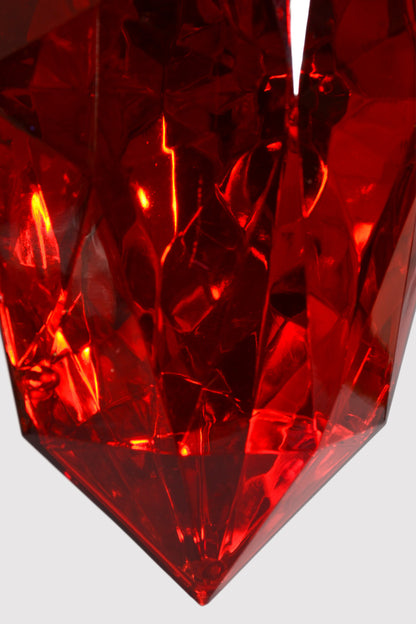10" Jewel Ornament Red