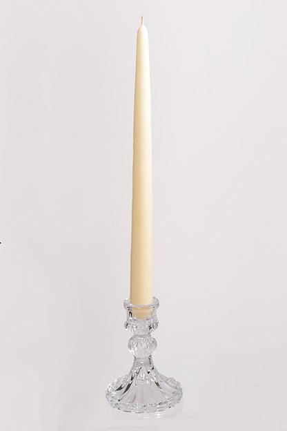 4" Glass Candle Holder Clear