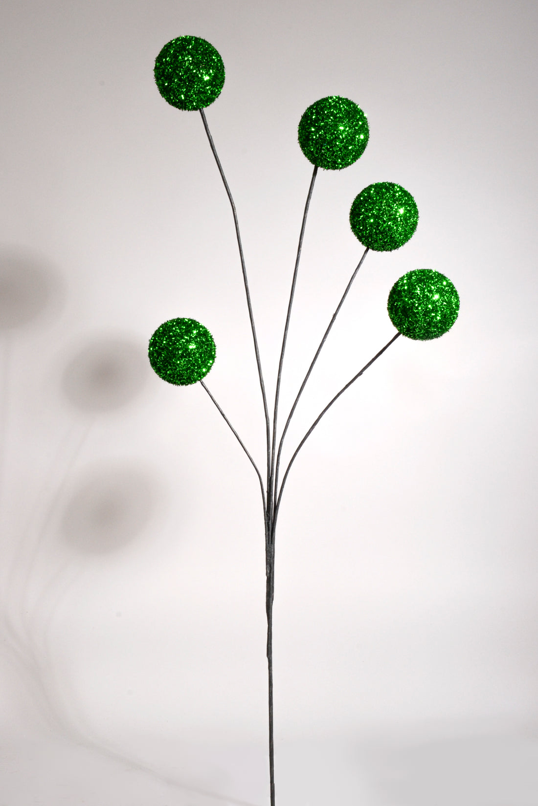 34.5" Glitter Ball Spray Green