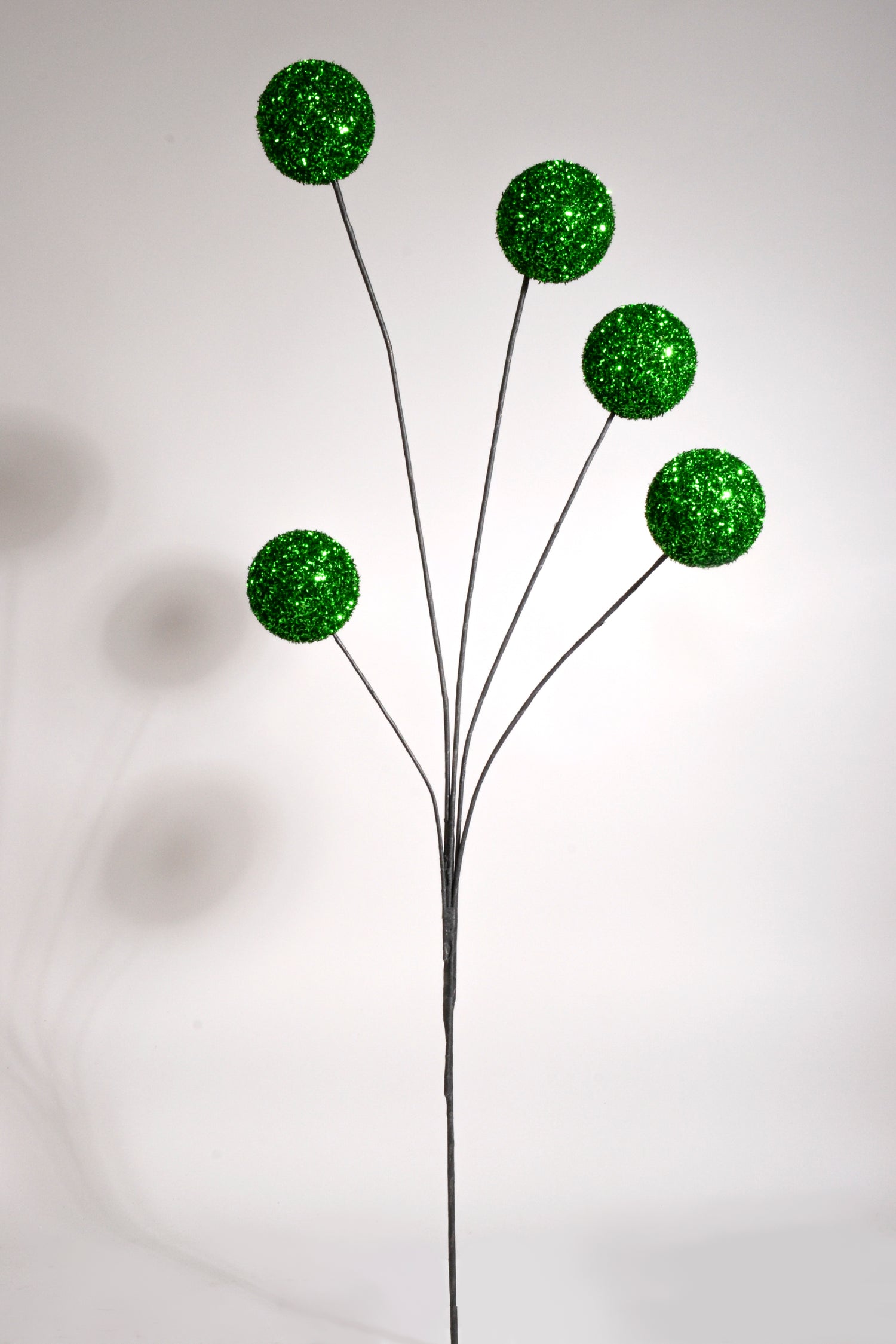 34.5" Glitter Ball Spray Green