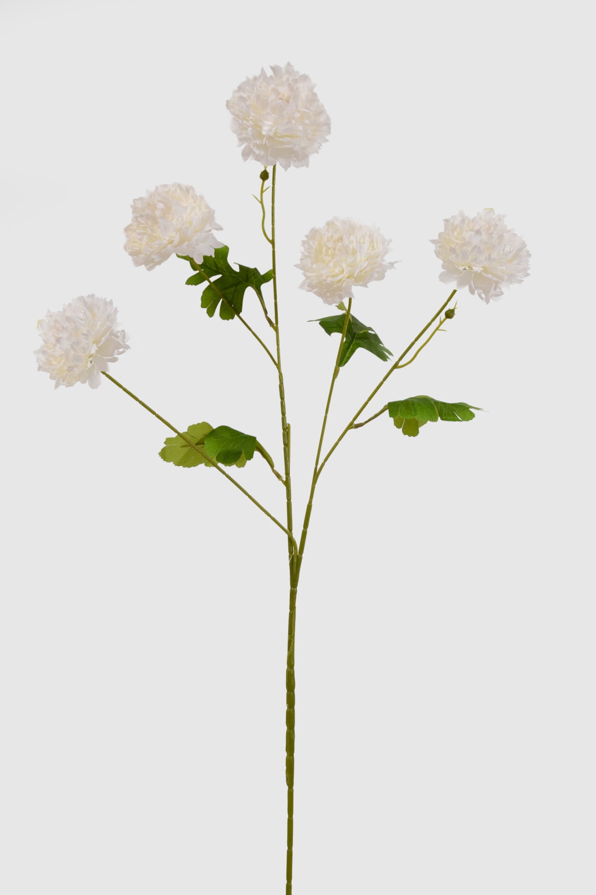 33" Silk Peony Spray White