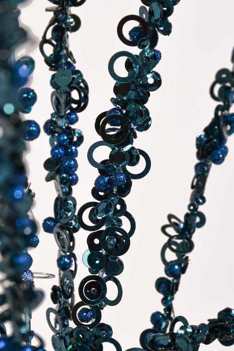 21&quot; Sequin Rain Spray Royal Blue