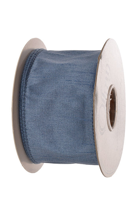 2-1/2" x 10Yds Anisha Wired Ribbon Dusty Blue