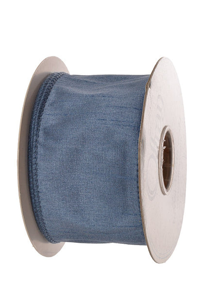 2-1/2" x 10Yds Anisha Wired Ribbon Dusty Blue