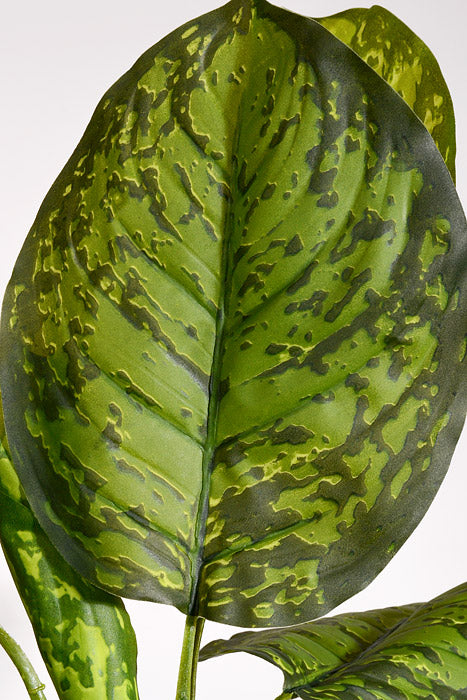 40" Artificial Dieffenbach Plant In Pot Green Two-Tone