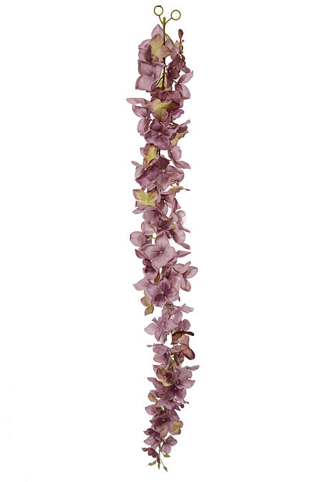 33" Hydrangea Garland Lavender
