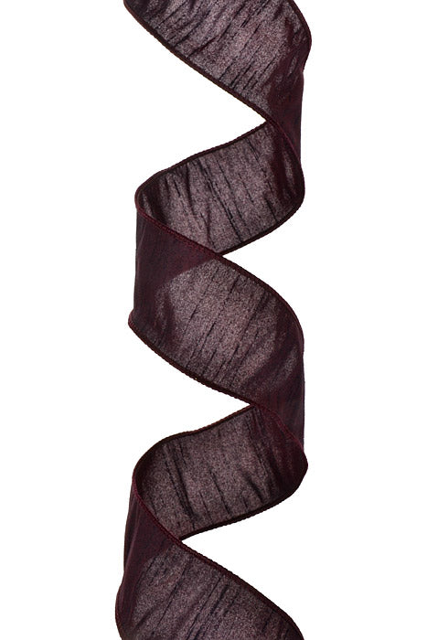 2-1/2" x 10Yds Anisha Wired Ribbon Mulberry