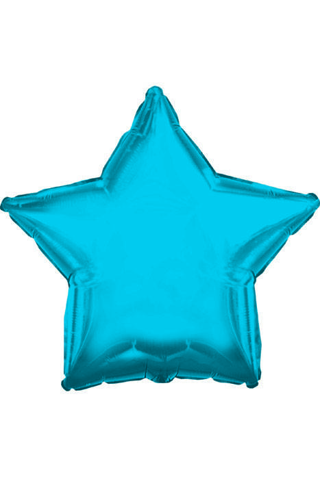 18" Foil Star Balloon Blue Pkg/10