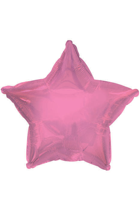 22" Foil Star Balloon Pink Pkg/10